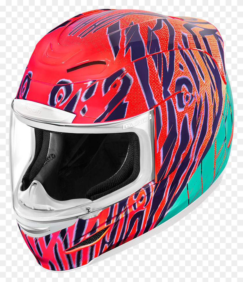 992x1164 Icon Airmada Wildchild Unisex Fullface Motorcycle Riding, Clothing, Apparel, Helmet HD PNG Download