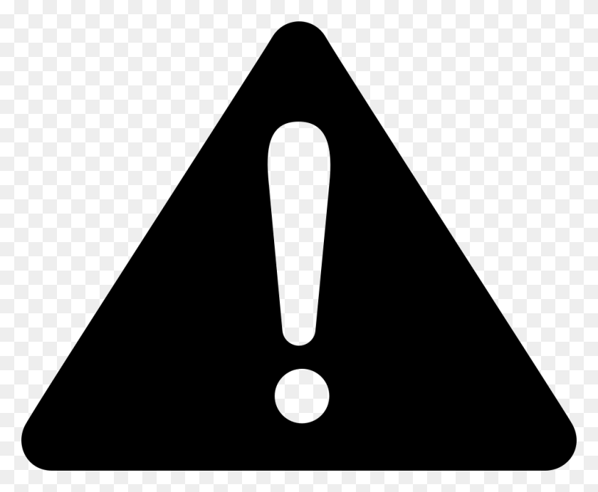 980x794 Icon Attention Beware Icon, Triangle, Symbol, Arrowhead HD PNG Download