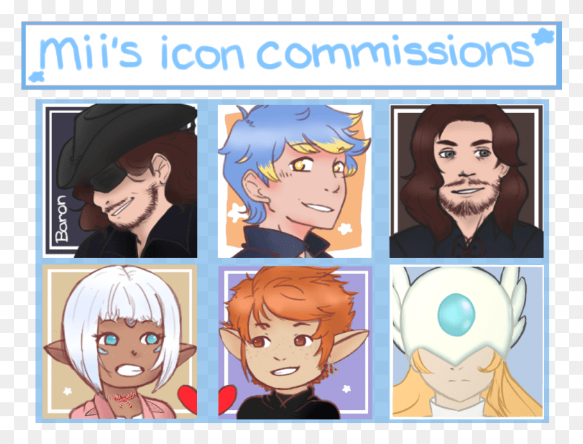 992x738 Icon Commissions Are Still Open Each Icon Comes Cartoon, Comics, Book, Person HD PNG Download