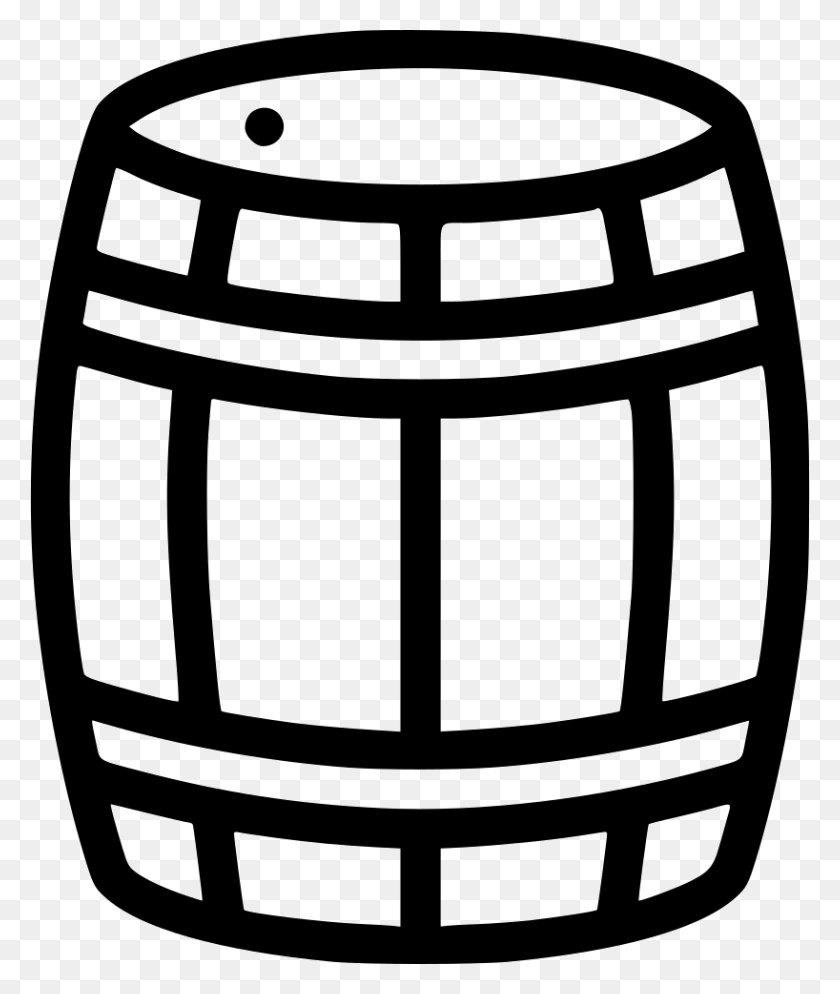 818x980 Icon Free Drawing Of Barrels, Barrel, Keg, Lamp HD PNG Download