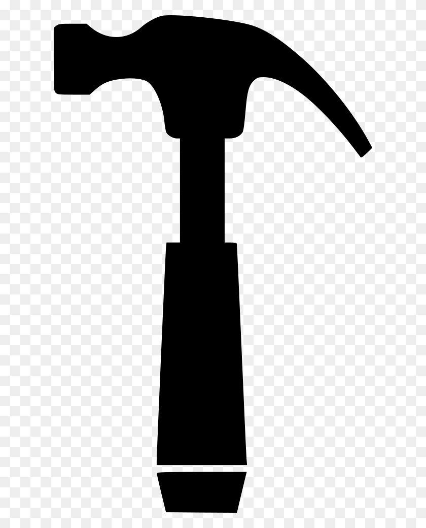 630x980 Icon Free Hammer Svg, Tool, Axe, Tie HD PNG Download