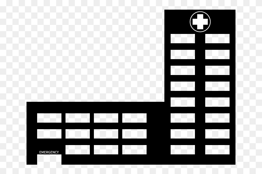 671x499 Icon Free Hospital, Symbol, Gray, Logo HD PNG Download