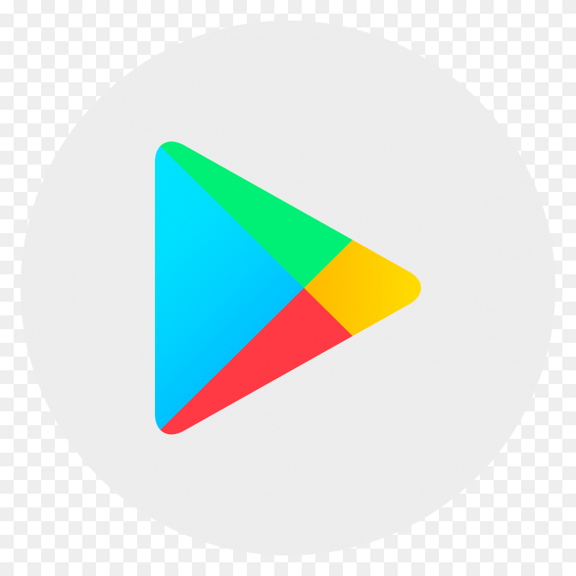 1600x1600 Значок Google Play Svg Eps Psd Ai Векторный Круг, Треугольник, Воздушный Шар, Мяч Png Скачать