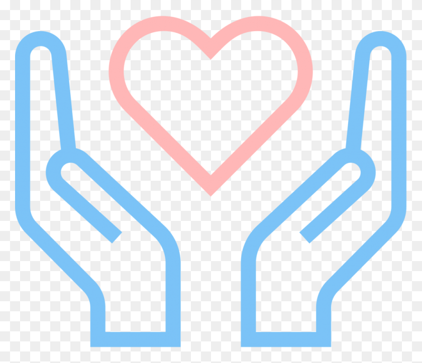 1000x850 Icon Hand Heart Icon Hand And Heart HD PNG Download