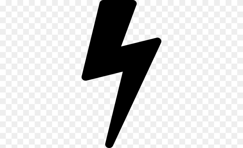 Icon Lightning White Pictures, Gray PNG