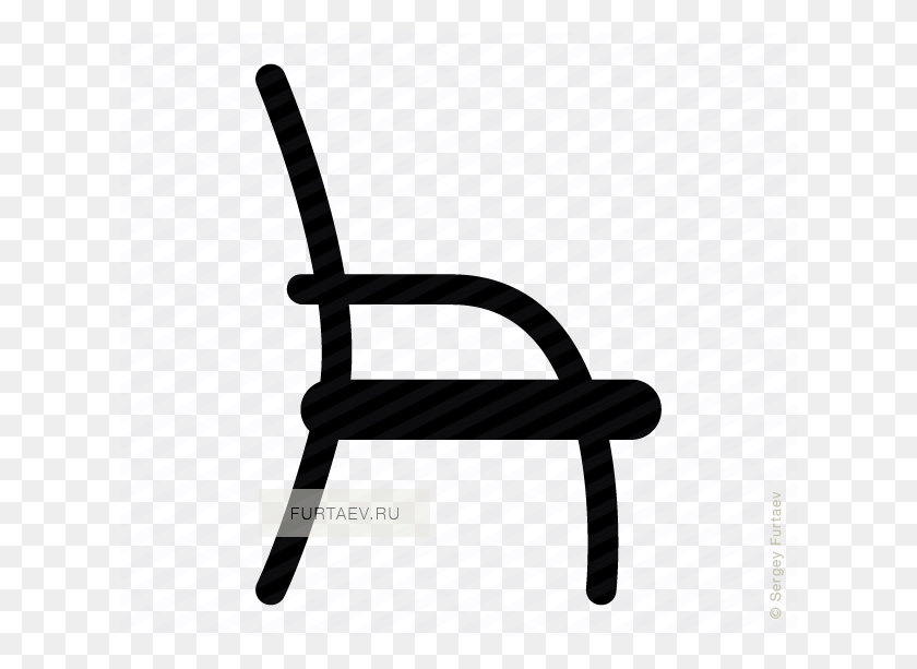 620x553 Icon Of Seat Furniture Chair Icon Vector, Text, Tie, Accessories HD PNG Download
