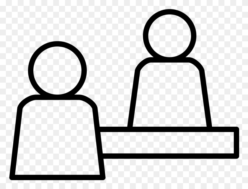 1034x769 Icon Of Two People In A Consultation Clipart, Gray, World Of Warcraft HD PNG Download