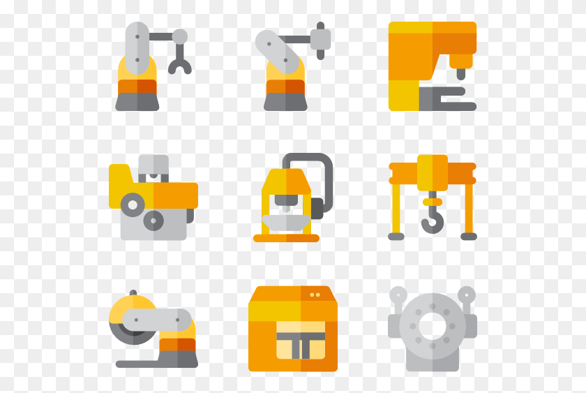 529x503 Icon Packs Vector Svg Psd Machinery Icon, Hardhat, Helmet, Clothing Hd Png Download