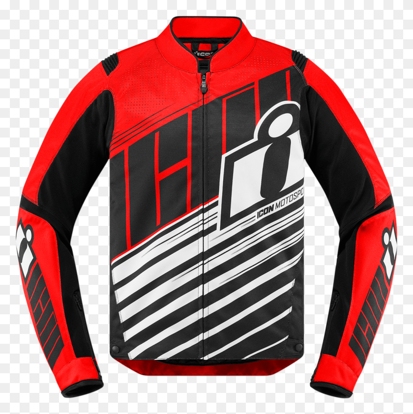 1159x1164 Icon Red Overlord Sb2 Textile Motorcycle Riding Street Icon Overlord Sb2 Jacket, Clothing, Apparel, Sleeve HD PNG Download