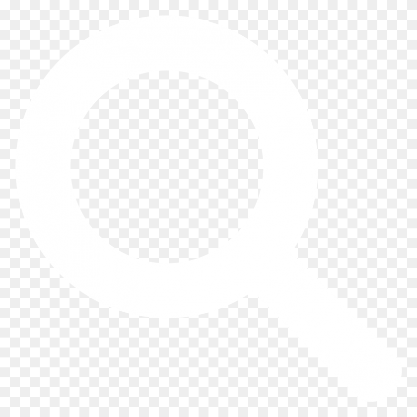1172x1172 Значок Поиска Белый Логотип Джона Хопкинса Белый, Увеличительное Стекло, Лента Hd Png Скачать