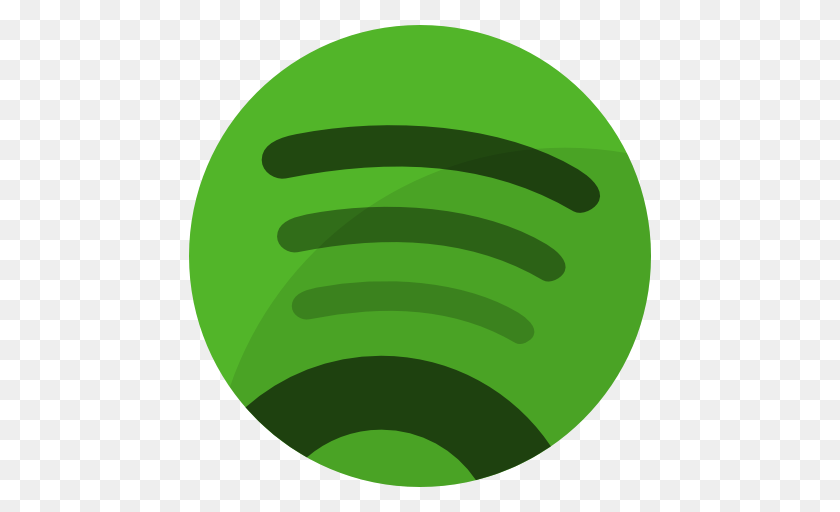 512x512 Icon Spotify Symbol, Sphere, Green, Plant, Moss Sticker PNG