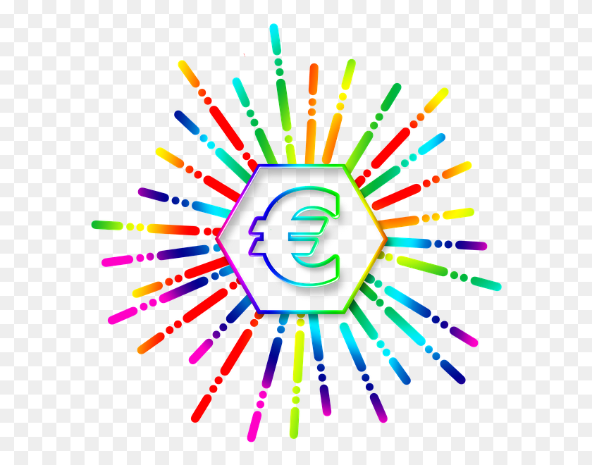 588x600 Descargar Png Icon Star Euro Finanzas Dinero Moneda Economía Transparente Psicología Icono, Graphics, Iluminación Hd Png