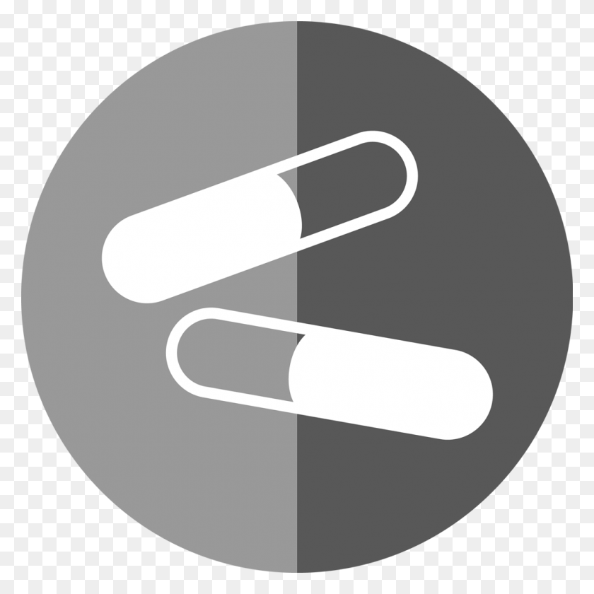 1024x1024 Icon Therapy 10241024 150dpi Grey Pill, Capsule, Medication HD PNG Download