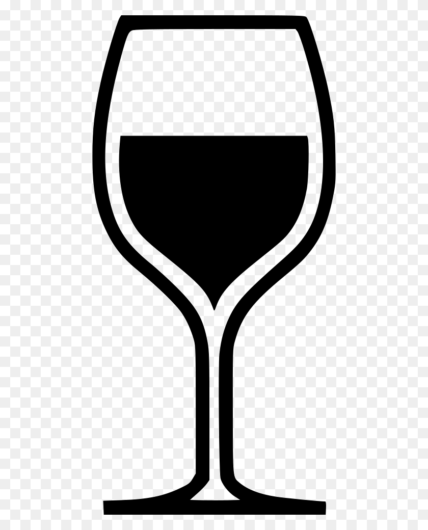 478x980 Icon Wine Glass Svg File Free, Stencil, Rug, Cutlery HD PNG Download