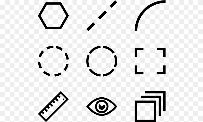 Iconos Lineales, Gray Transparent PNG