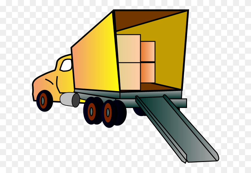 628x520 Icons And Graphics Moving Truck Clipart, Machine, Vehicle, Transportation HD PNG Download