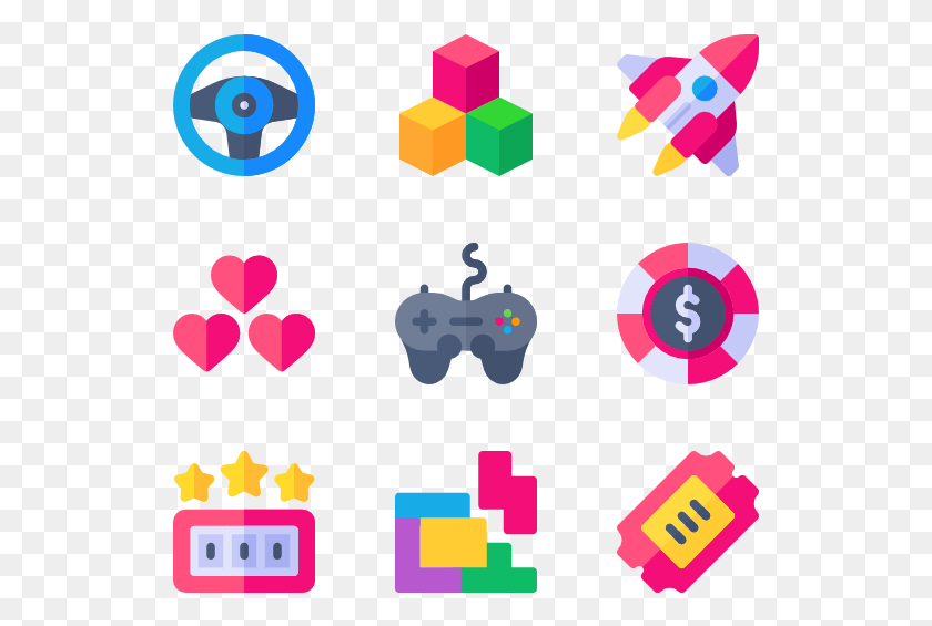 529x505 Icons Computer Games Clipart Vector, Symbol, Text, Poster HD PNG Download