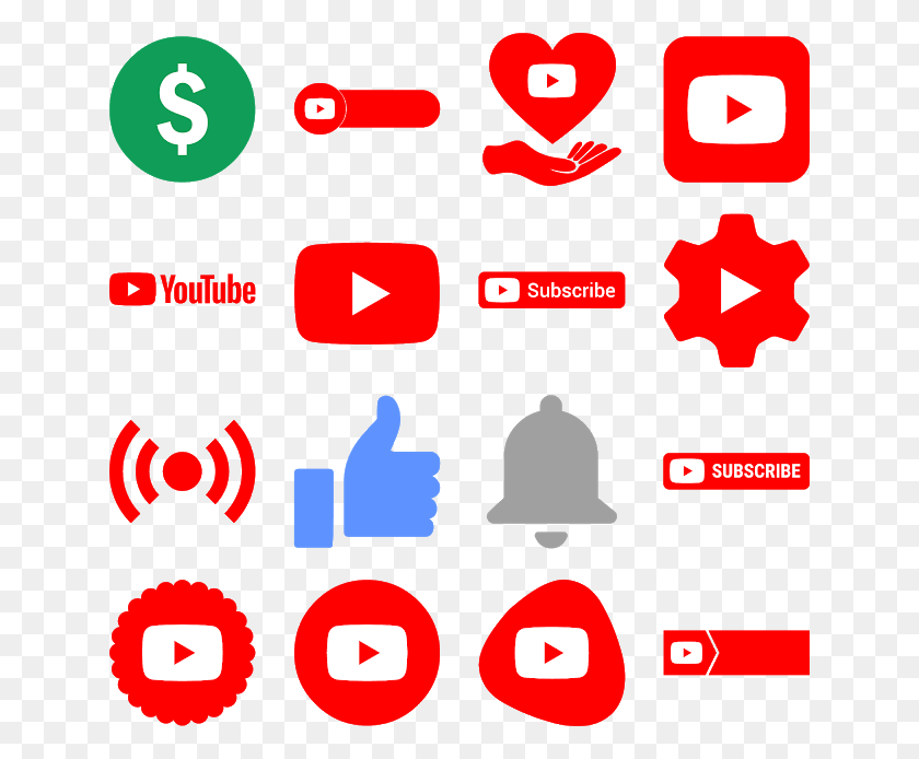 640x634 Icons Logos Youtube Vector Svg Eps Psd Symbols, Text, Number, Symbol HD PNG Download