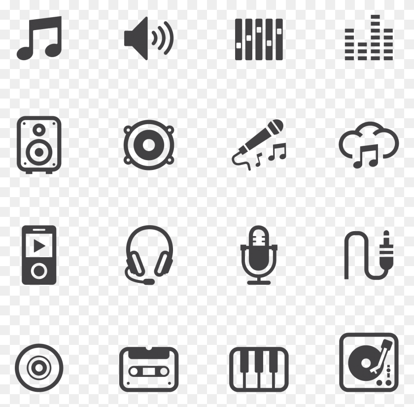 1633x1605 Icons Music Icon, Text, Alphabet, Symbol HD PNG Download