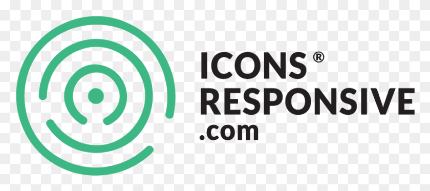 859x345 Icons Responsive Icons Responsive Circle, Text, Logo, Symbol HD PNG Download