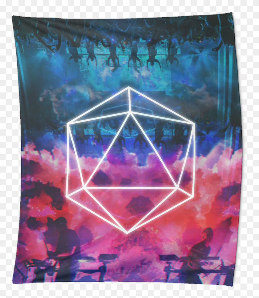 842x980 Icosahedron The Upside Down Music Fest Tapestry Black Wallpaper 18, Person, Human, Lighting HD PNG Download
