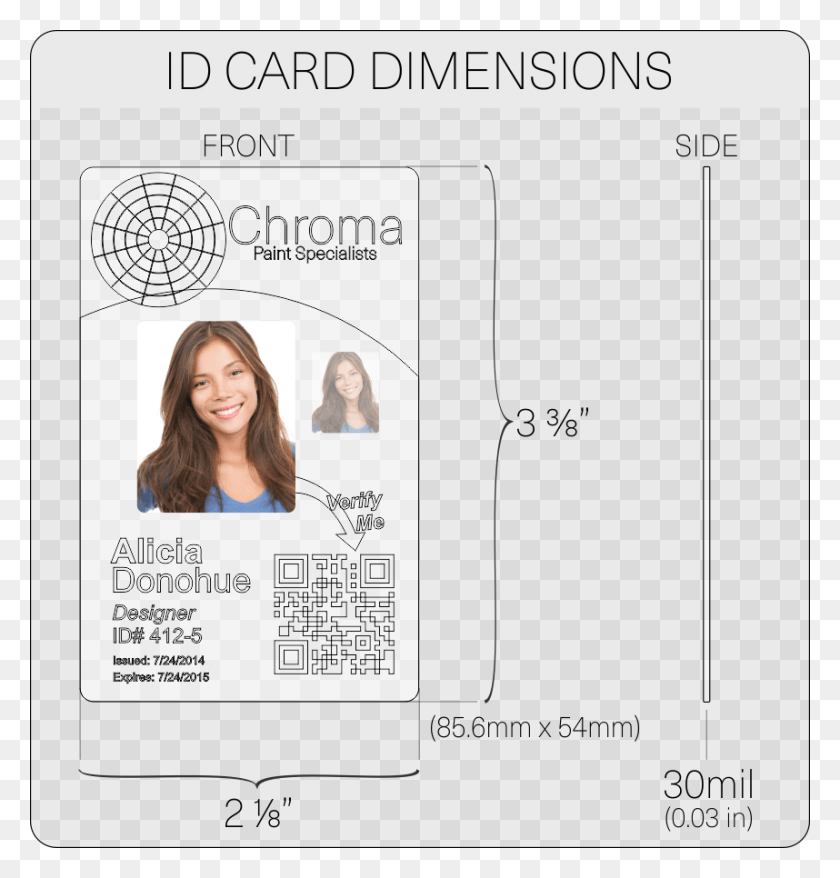 858x900 Id Card Design Specifications Standard Id Card Size In Inches, Person, Human, Id Cards HD PNG Download