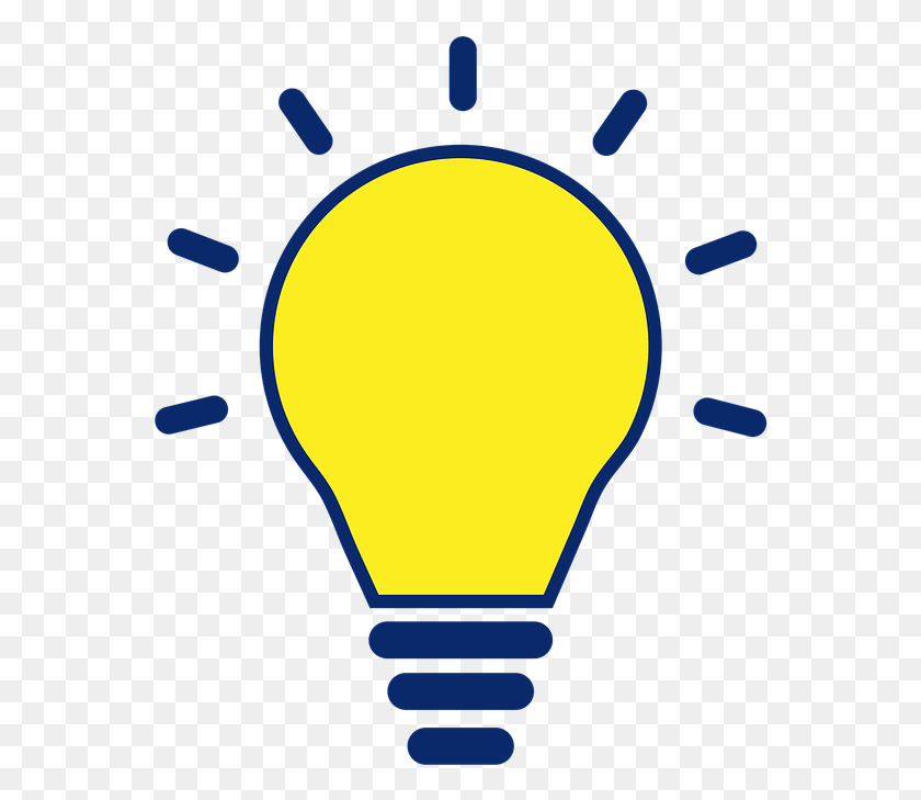 564x669 Idea, Light, Lightbulb HD PNG Download