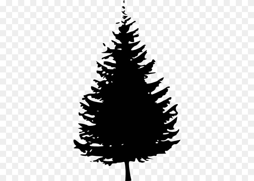 Idea For A Tattoo Small Pine Tree Want Tree, Fir, Plant, Silhouette, Stencil Sticker PNG