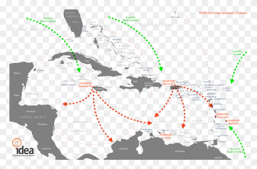 993x626 Idea Homeports Caribbean Map, Plot, Diagram, Atlas HD PNG Download