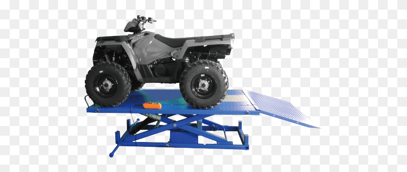 494x295 Ideal A 2200 Ieh Electric Hydraulic Atv Lift All Terrain Vehicle, Transportation, Wheel, Machine HD PNG Download