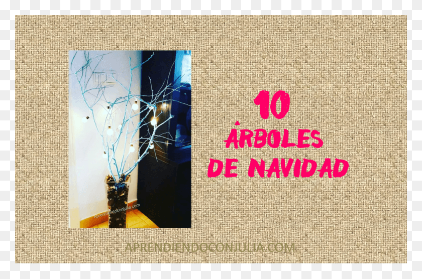 1063x676 Descargar Png Ideas De Rboles De Navidad Con Hojas Secas Y Tutorial Tree, Rug, Plant, Canvas Hd Png
