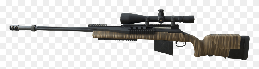 3280x700 Idf Barak 338 Rifle Left Trp Sniper Bara, Gun, Weapon, Weaponry HD PNG Download