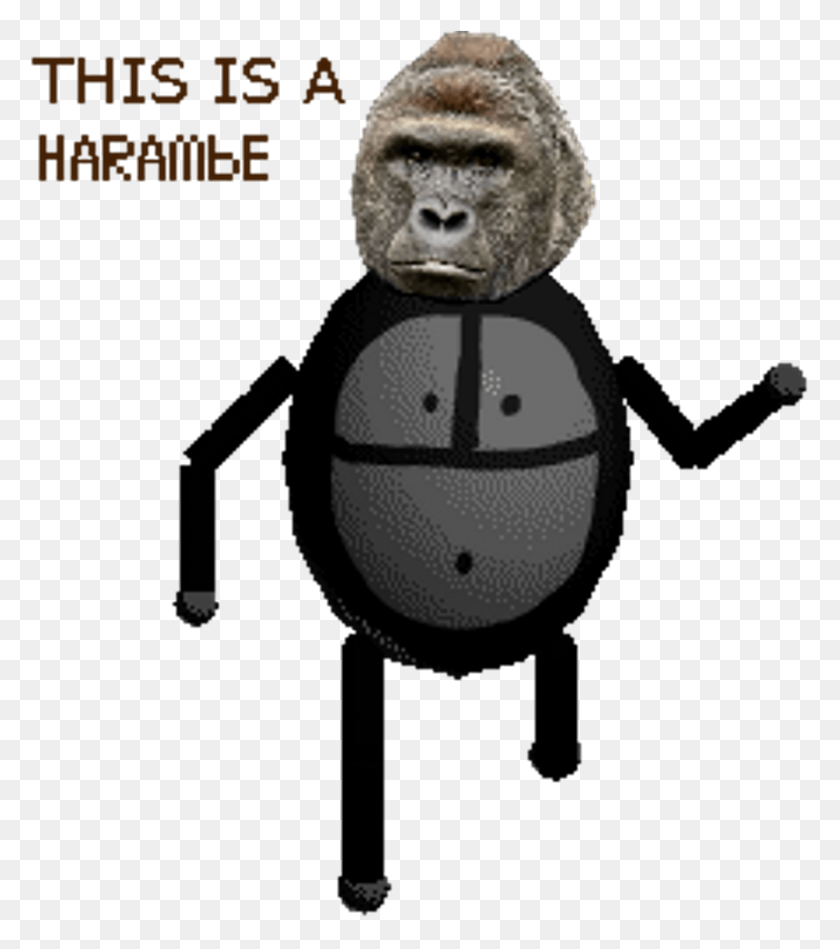 887x1012 Idk Harambe Dicksoutforharambe Baldisbasicsineducationa It39s Not A Bully, Alien, Bunker, Building HD PNG Download