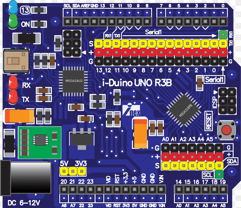 1920x1655 Iduino Uno R3b Clipart, Electronics, Hardware, Scoreboard Sticker PNG
