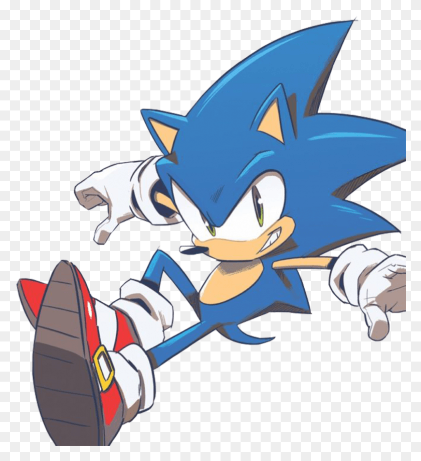 807x888 Descargar Png Idw Render By Sonic The Hedgehog Comic Sonic, Graphics, Dragon Hd Png
