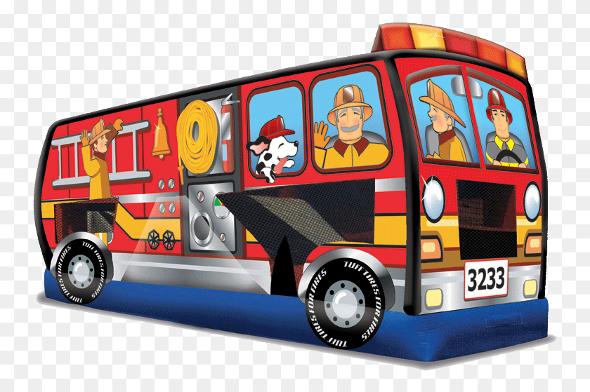 747x499 If Delivering To A Yard With A Fence You Must Have Inflatable Castle, Bus, Vehicle, Transportation HD PNG Download