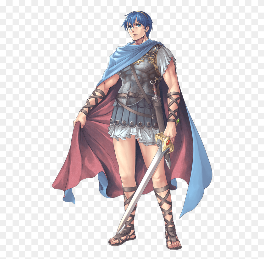 517x765 If The Outfit Of Marth Is Designed Similar To The One Marth Fire Emblem Nes, Person, Human, Clothing HD PNG Download