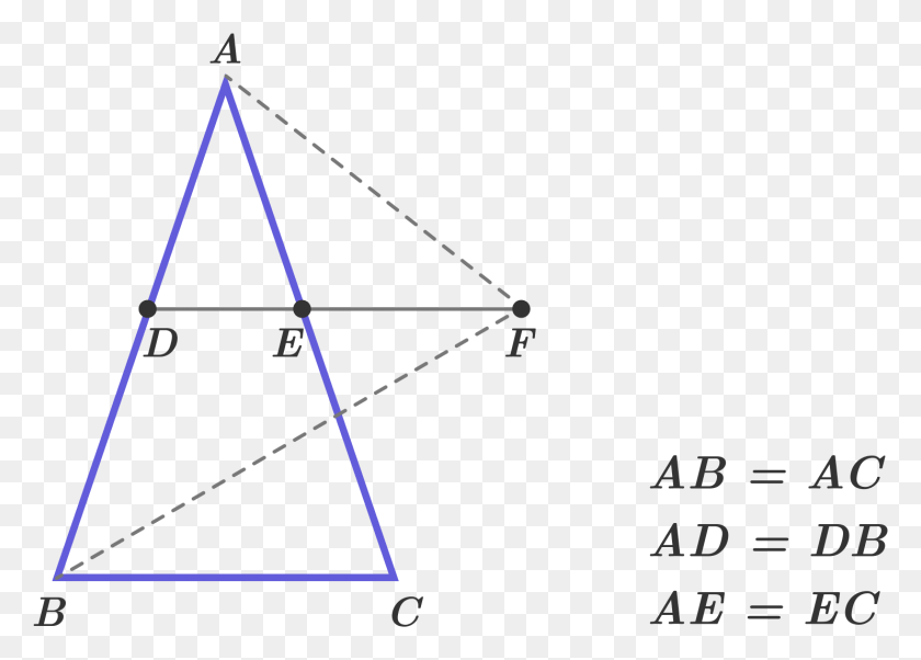 1485x1033 Если Треугольник Abc Похож На Треугольник Bfa, Тогда Найдите Треугольник, Лук, Опорный Столб Hd Png Скачать