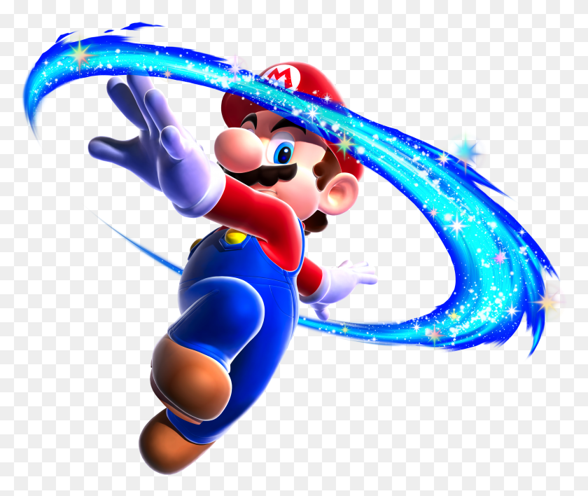4492x3733 If You So Choose You Can Also Use The Nunchaku39s C Super Mario Galaxy Mario HD PNG Download