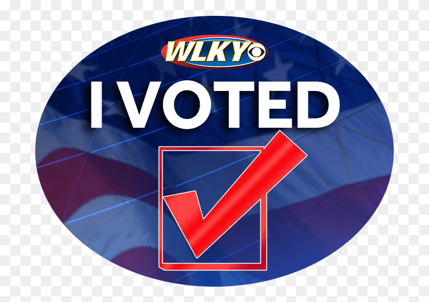 703x531 If You Voted Today And Didn T Get An I Voted Sticker Wlky, Disk, Dvd HD PNG Download