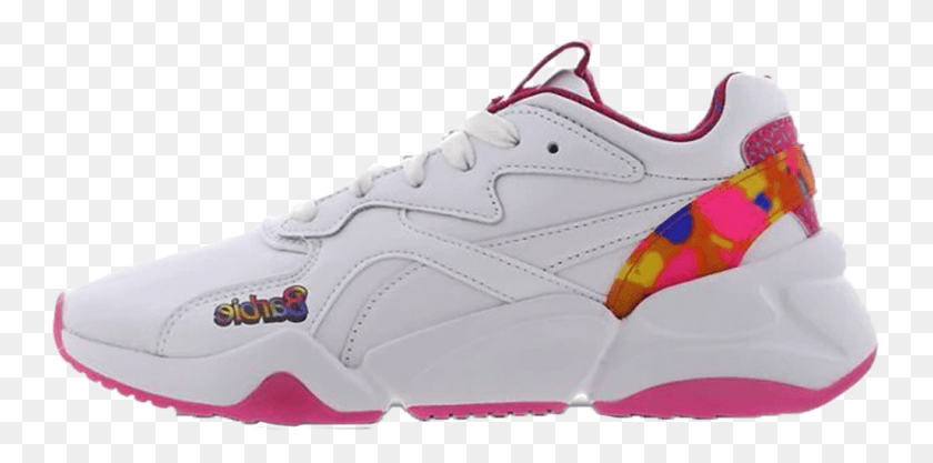 747x357 If You39re Loving The Puma Nova X Barbie White Pink Sneakers, Shoe, Footwear, Clothing HD PNG Download