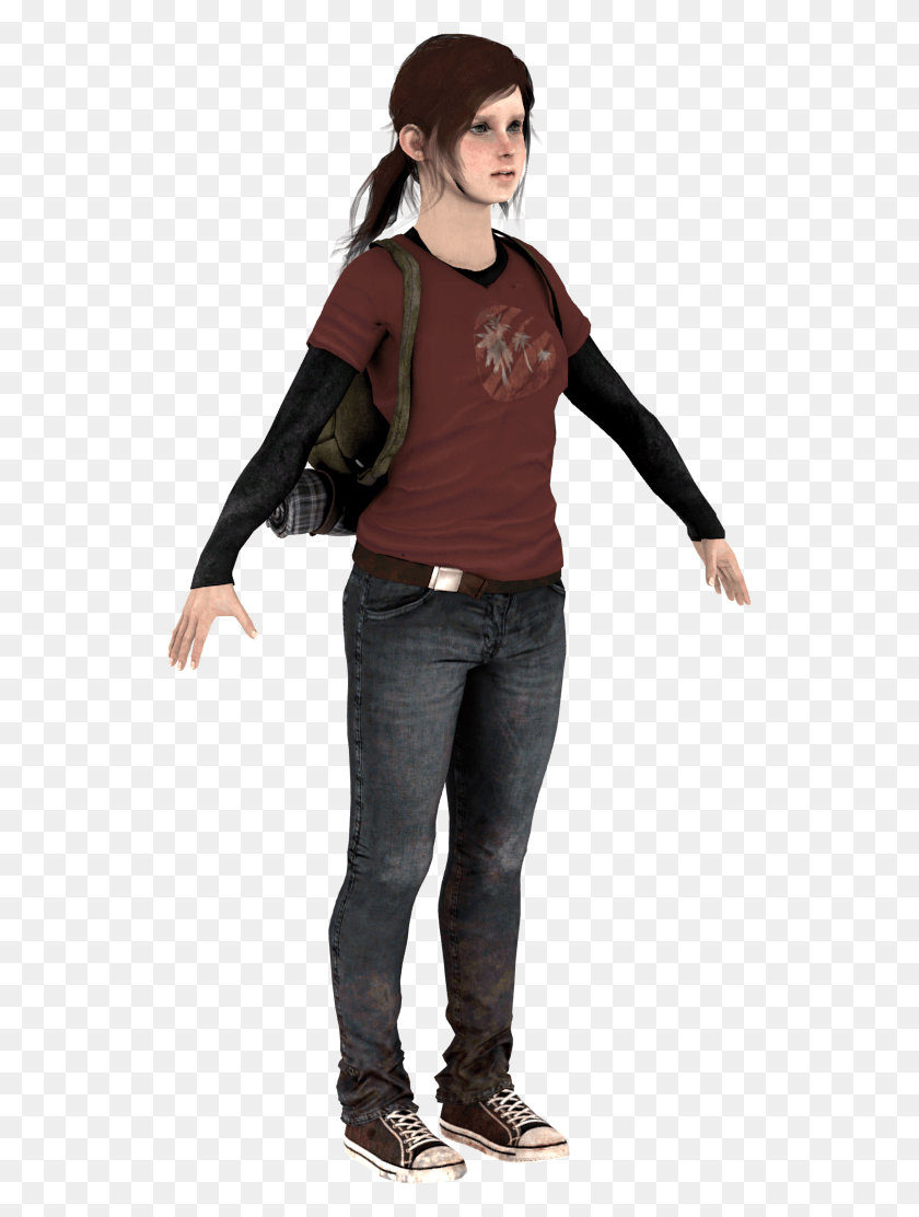 535x1052 If Your Css Can39t Run High Poly Models Then I Am Sorry Ellie The Last Of Us Shoes, Sleeve, Clothing, Apparel HD PNG Download