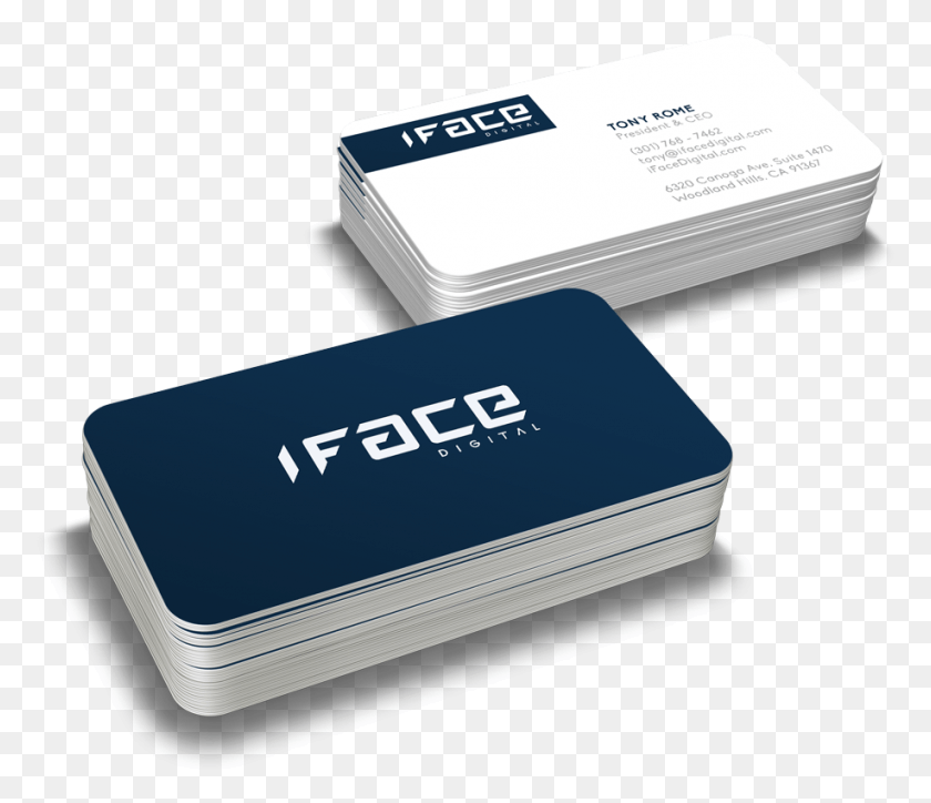 917x781 Iface Business Card Visiting Card, Text, Paper HD PNG Download