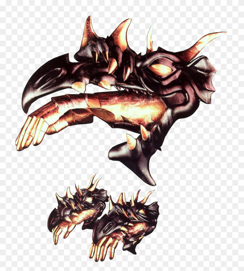 736x874 Descargar Png Ifrit Dmc Devil May Cry Ifrit Guanteletes, Dragon, Langosta, Mariscos Hd Png