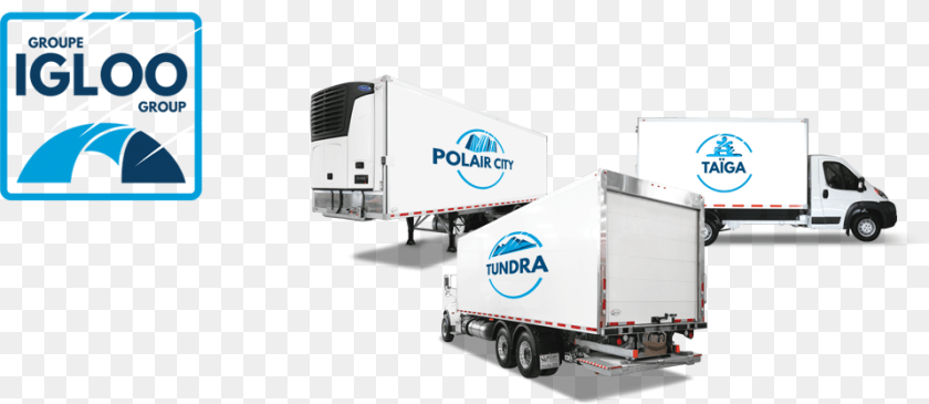 959x417 Igloo, Moving Van, Trailer Truck, Transportation, Truck Sticker PNG