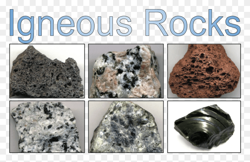 836x520 Igneous Rocks, Rock, Collage, Poster HD PNG Download