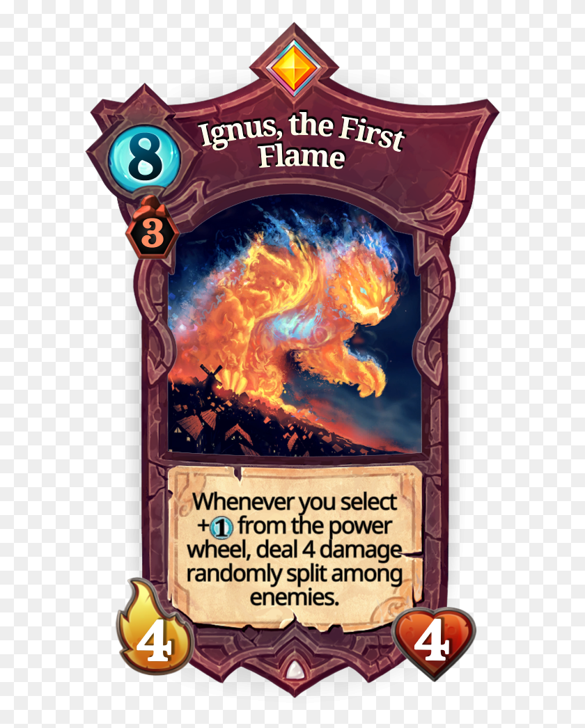 597x986 Ignus The First Flame Faeria Day Of The Dragons, Text, Outdoors, Fire HD PNG Download