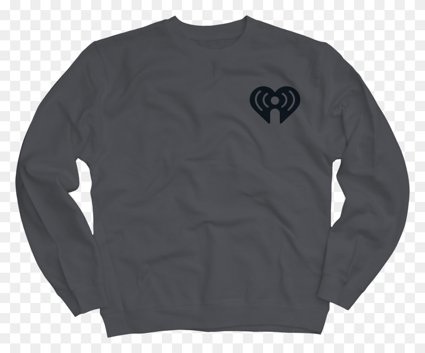 2498x2048 Iheart Logo Crewneck Sweatshirt 45 Iheartmedia Inc, Clothing, Apparel, Sweater HD PNG Download