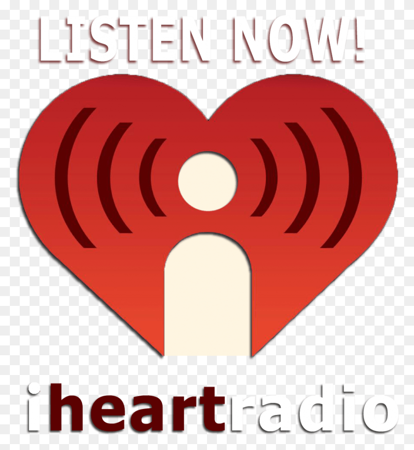 895x978 Логотип Iheartradio, Плакат, Реклама, Сердце Hd Png Скачать