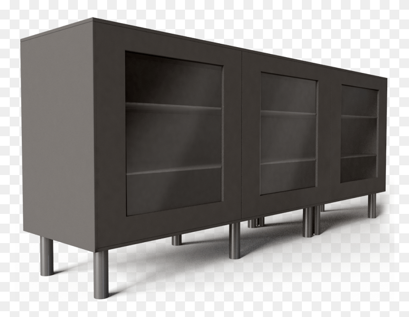1000x760 Ikea Besta Storage Combination With Doors, Sideboard, Furniture, Cabinet HD PNG Download